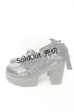 画像2: Rojita / バックリボン厚底シューズ XL クロ O-26-02-12-005-LO-SH-OW-OS