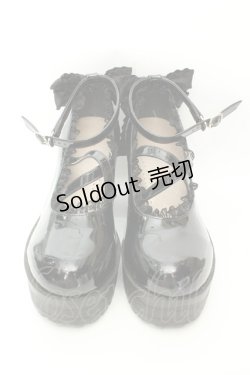 画像1: Rojita / バックリボン厚底シューズ XL クロ O-26-02-12-005-LO-SH-OW-OS