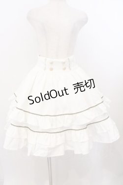 画像1: Silent Mars（海外ロリータブランド） / 堕月の法則スカート  シロ O-26-02-12-1045-LO-SK-YM-OS