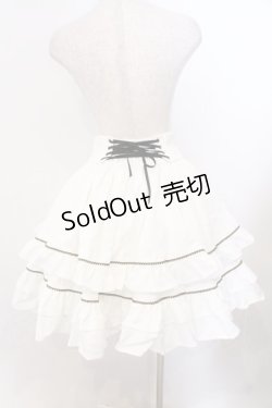 画像2: Silent Mars（海外ロリータブランド） / 堕月の法則スカート  シロ O-26-02-12-1045-LO-SK-YM-OS