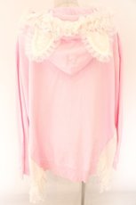画像2: HANGRY&ANGRY / H&A CAT LACE EARS DRESS PARKA　パーカー  ピンク O-26-02-12-1005-HN-TO-OW-OS (2)