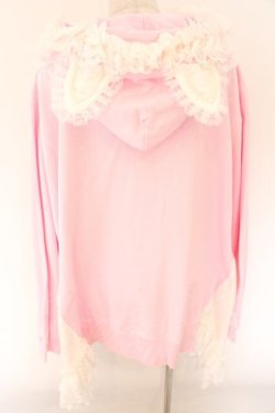 画像2: HANGRY&ANGRY / H&A CAT LACE EARS DRESS PARKA　パーカー  ピンク O-26-02-12-1005-HN-TO-OW-OS