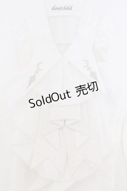 画像2: Silent Mars（海外ロリータブランド） / 堕月の法則ブラウス  シロ O-26-02-12-1047-LO-BL-YM-OS