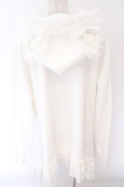 画像2: HANGRY&ANGRY / 猫耳ドレスプルオーバーパーカー  ホワイト O-26-02-12-1006-HN-TO-OW-OS