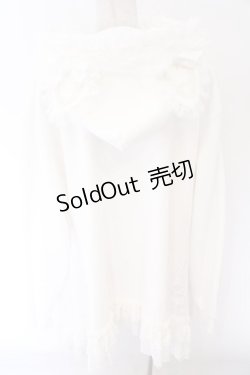 画像2: HANGRY&ANGRY / 猫耳ドレスプルオーバーパーカー  ホワイト O-26-02-12-1006-HN-TO-OW-OS