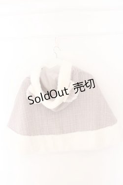 画像2: Ank Rouge / くまちゃんキラキラツイードポンチョ M ピンク O-26-02-12-1007-CA-CO-OW-OS
