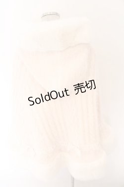 画像3: LIZ LISA / ダブルリボンニットファーポンチョ 0 ピンク O-26-02-12-1009-LO-JA-OW-OS