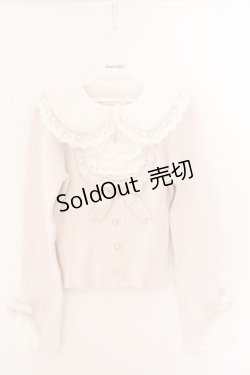 画像1: LIZ LISA / 襟付スクエアリブニットトップス 0 ピンク O-26-02-12-1011-LO-TO-OW-OS