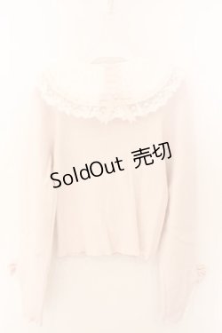 画像2: LIZ LISA / 襟付スクエアリブニットトップス 0 ピンク O-26-02-12-1011-LO-TO-OW-OS