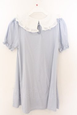 画像2: Ank Rouge / はしごレースリボンカットワンピース M サックス O-26-02-12-1017-CA-OP-OW-OS