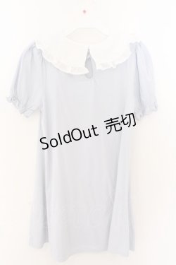 画像2: Ank Rouge / はしごレースリボンカットワンピース M サックス O-26-02-12-1017-CA-OP-OW-OS