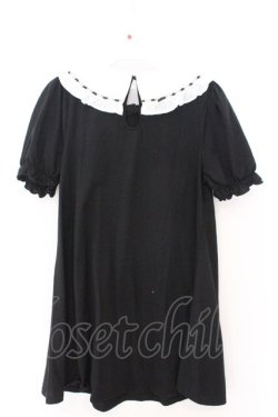 画像2: Ank Rouge / はしごレースリボンカットワンピース M クロ O-26-02-12-1018-CA-OP-OW-OS