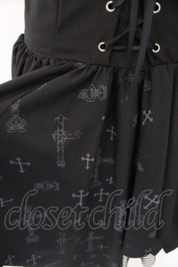 画像2: ACDC RAG / クロスワンピース  ブラック O-26-02-12-1020-PU-OP-OW-OS