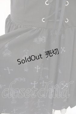 画像2: ACDC RAG / クロスワンピース  ブラック O-26-02-12-1020-PU-OP-OW-ZT360