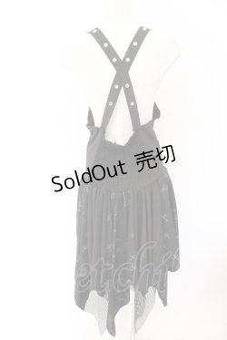 画像3: ACDC RAG / クロスワンピース  ブラック O-26-02-12-1020-PU-OP-OW-ZT360