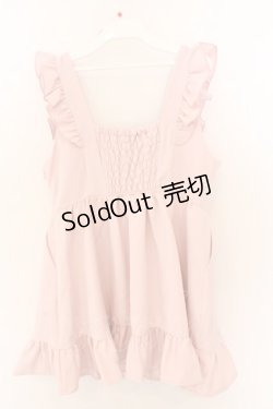 画像2: DearMyLove / 3連ビジューハートエプロンジャンスカ M ピンク O-26-02-12-1022-EL-OP-OW-OS