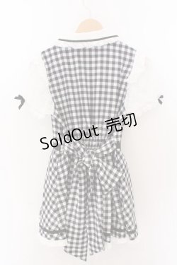 画像2: LIZ LISA / 3つリボンギンガムヨークセットアップ 0 クロ O-26-02-12-1023-LO-OP-OW-OS