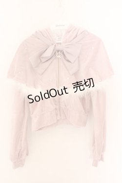 画像1: Ank Rouge / ケープうさちゃんフワフワパーカー M ピンク O-26-02-12-1025-CA-TO-OW-OS