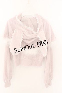 画像3: Ank Rouge / ケープうさちゃんフワフワパーカー M ピンク O-26-02-12-1025-CA-TO-OW-OS
