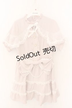 画像1: Princess Melody / レースラッフルワンピース  ピンク O-26-02-12-1026-EL-OP-OW-OS