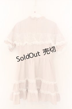 画像2: Princess Melody / レースラッフルワンピース  ピンク O-26-02-12-1026-EL-OP-OW-OS