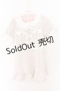 DearMyLove / ハートパールジャガードorツイードワンピース M/ミニ丈 ツイードピンク O-26-02-12-1003-EL-OP-OW-OS