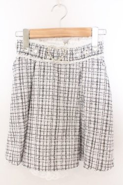 画像1: DearMyLove / レースハートビジューベルトスカート S クリーム（グレー寄り） O-26-02-12-1030-EL-SK-OW-OS