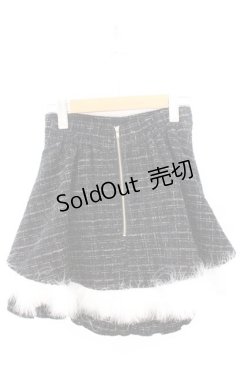 画像2: Ank Rouge / キラキラツイードスカパン M クロ O-26-02-12-1031-CA-SK-OW-OS