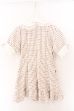 画像2: DearMyLove / ハートパールジャガードorツイードワンピース M/ミニ丈 ツイードピンク O-26-02-12-1003-EL-OP-OW-OS