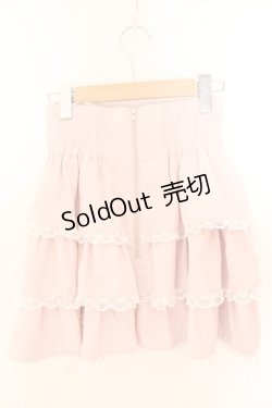 画像2: Ank Rouge / おリボンティアードスカパン M ピンク O-26-02-12-1033-CA-SK-OW-OS