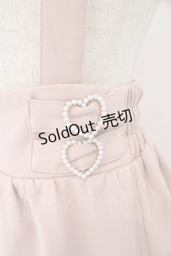 画像2: Princess Melody / パールリングベルト付きサスペンダースカパン F ピンク O-26-02-12-1035-EL-SK-OW-OS