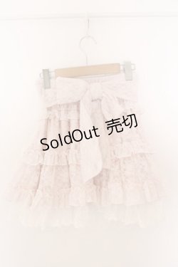 画像2: LIZ LISA / リボンベルトチュールスカート 0 ピンク O-26-02-12-1036-LO-SK-OW-OS