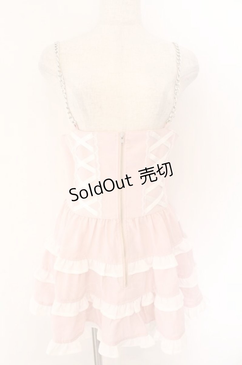 画像1: Ank Rouge / スピンドルティアードジャンスカ M ピンク O-26-02-12-1040-CA-SK-OW-OS (1)