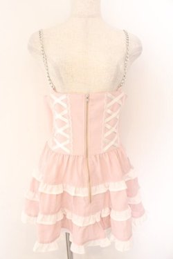 画像1: Ank Rouge / スピンドルティアードジャンスカ M ピンク O-26-02-12-1040-CA-SK-OW-OS