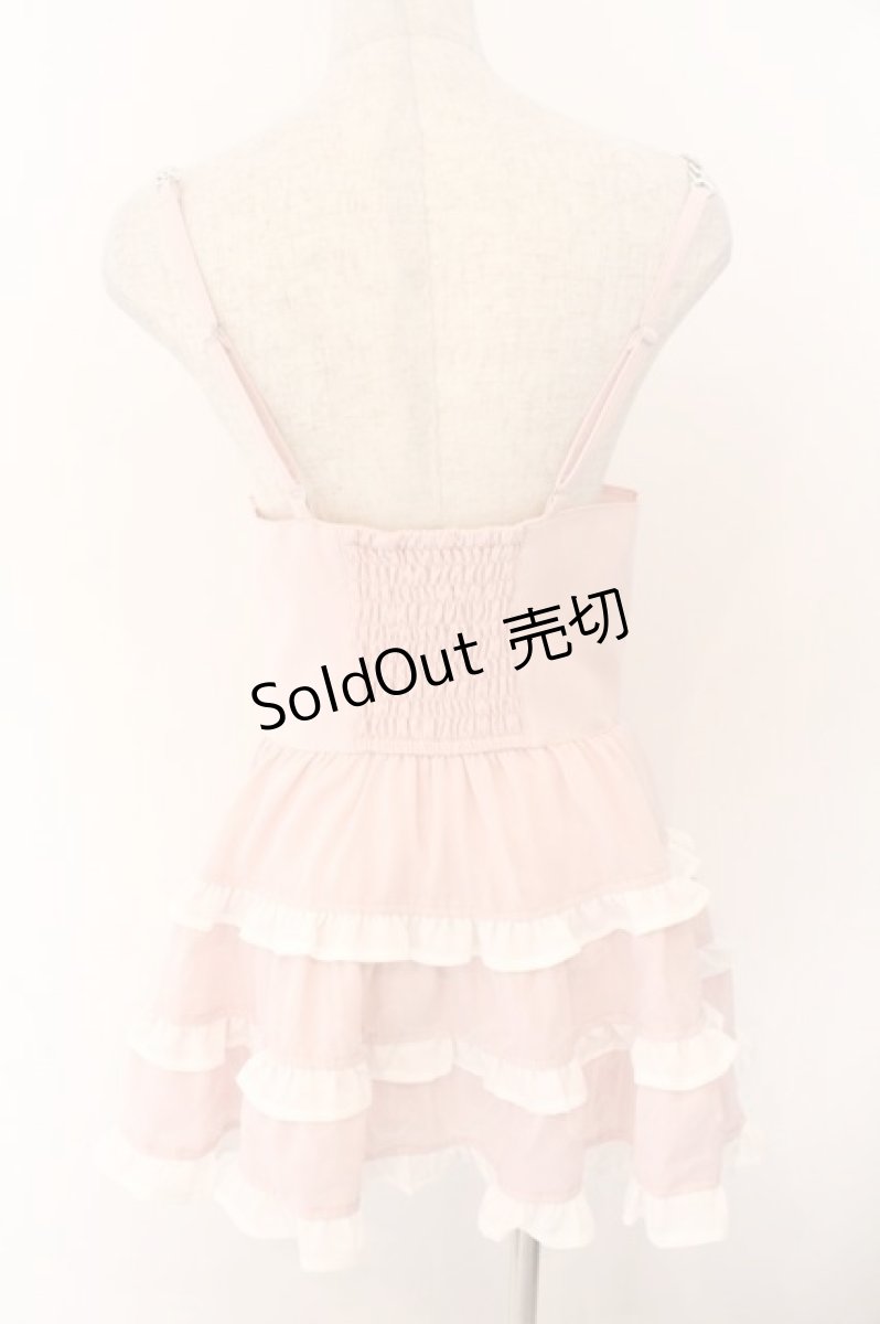 画像2: Ank Rouge / スピンドルティアードジャンスカ M ピンク O-26-02-12-1040-CA-SK-OW-OS (2)