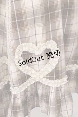 画像3: Hoshibako Works / シャンティクリーム・パティスリー　チェック柄クラシカルワンピース  ベージュ O-26-02-12-1044-LO-OP-OW-OS