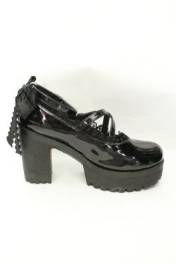 画像4: Rojita / バックリボン厚底シューズ XL クロ O-26-02-12-005-LO-SH-OW-OS