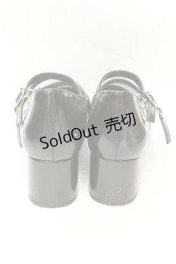 画像3: axes femme / 3連ストラップおでこパンプス L クロ O-26-02-12-008-AX-SH-OW-ZT0216Q