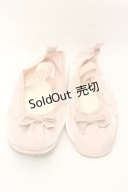 画像1: m petit by misako / AMリボンバレエシューズ M ピンク O-26-02-12-010-LO-SH-OW-ZT0216Q