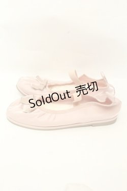 画像2: m petit by misako / AMリボンバレエシューズ M ピンク O-26-02-12-010-LO-SH-OW-ZT0216Q