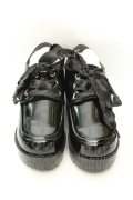 axes femme / レースアップ厚底シューズ M クロ O-26-02-12-012-AX-SH-OW-OS