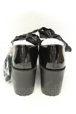 画像3: axes femme / レースアップ厚底シューズ M クロ O-26-02-12-012-AX-SH-OW-OS