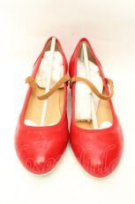 画像1: Franche Lippee / おひめさまストラップパンプス 24.5cm アカ O-26-02-12-014-LO-SH-OW-ZTK035 (1)