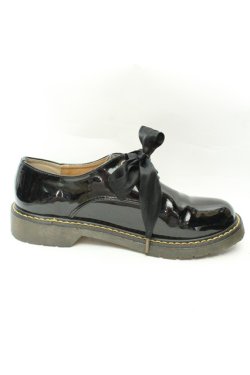 画像4: Fi.n.t / レースアップエナメルシューズ M クロ O-26-02-12-002-CA-SH-OW-OS