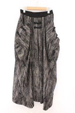 画像1: Qutie Frash / ハカマワイドパンツ  ブラック O-26-02-14-029-QU-PA-OW-OS