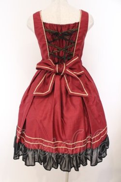 画像5: ALICE and the PIRATES / センターピンタックジャンパースカート  ワイン O-26-02-14-002-PA-OP-OW-OS