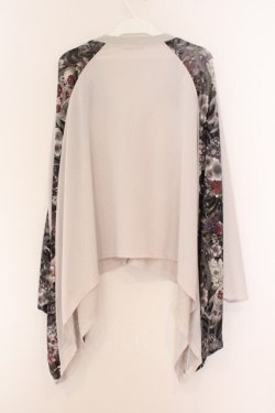 画像3: Qutie Frash / 気楡茶閃洸 ポンチョカーディガン  ホワイト O-26-02-14-030-QU-TO-OW-OS