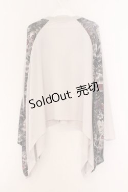 画像3: Qutie Frash / 気楡茶閃洸 ポンチョカーディガン  ホワイト O-26-02-14-030-QU-TO-OW-OS