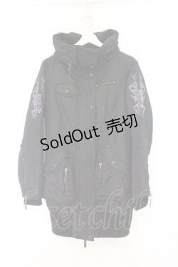 画像1: Qutie Frash / ミリタリーブルゾン  ブラック O-26-02-14-031-QU-JA-OW-OS