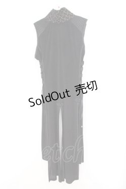 画像4: Qutie Frash / チャイナロングベスト  ブラック O-26-02-14-034-QU-TO-OW-OS